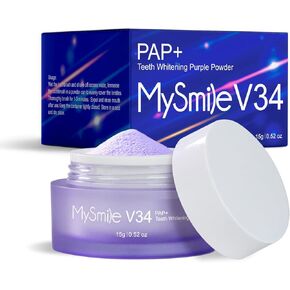 MySmile Pap Natural Mint Non-Sensitive Teeth Whitening Powder Cavity Prevention Little Foam for Cleaning Tooth Fresh Breath Care Oral Alternative Fluoride Free Toothpaste - About 0.52 oz