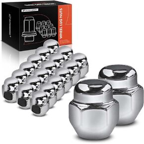 A-Premium 20pcs M12-1.5 Wheel Lug Nut Compatible with Infiniti G20 I30 M35 Q45 QX4 Nissan Altima 350Z Frontier Maxima Murano Pathfinder Rogue Sentra Xterra