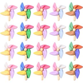 LiQunSweet 200 Pcs Random Color Daisy Flower Sunflower Cabochons Colored Flatbacks No-Hole Beads for Hair Ornament Clips Jewelry Making Phone Case Décor