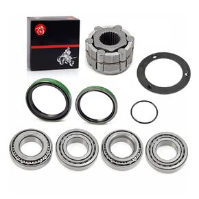 Front Wheel HUB Clutch Rebuild Kit & Bearings & Seals Armature Plate for Polaris Sportsman Big Boss Xplorer Ranger Scrambler Magnum Xpedition Worker Diesel 250 300 335 400 455 500
