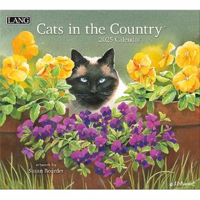 LANG Cats in The Country 2025 Wall Calendar (25991001899)