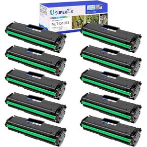2 PK Black Toner Cartridge Replacement Compatible for Samsung MLT-D101S MLTD101S to use with SCX-3405W ML-2165W SCX-3405FW ML-2161 ML-2166W ML-2160 ML-2165 SCX-3400F SCX-3401FH