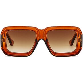 Square Sunglasses For Women Men Trendy Fashion Rectangle Sunglasses Uv Protection Retro Vintage Womens Sunglasses