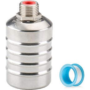 Baomain Automatic Water Level Control Valve, 1/2" Male Thread Auto Fill Shut off Float Valve, 304 Stainless Steel for Water Tank,Pool,Pond,Tower Y6-1/2-U1 (1/2 Inch)