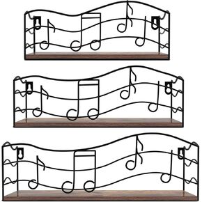 مجموعة من 3 أرفف جدارية من CRUGLA، رف معلق على الحائط للتخزين العائم للحمام وغرفة النوم والمطبخ in Kuwait