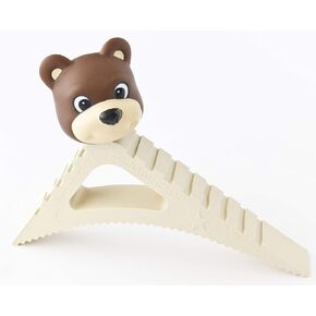 Pekasa Kids Door Stopper, Award Winning Design Heavy Duty Rubber Door Stops, Works on Any Floor Surface and Any Door Type, Fun Door Wedge Stop for Kids Room, Play Room or Family Room (Orange Tiger)