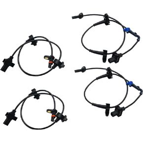 57455TR3A02 ABS Wheel Speed Sensor Front & Rear Side Replacement for Honda Civic 2012-2013, Replaces 57450TR3A02 57470TR0013 57475TR0013