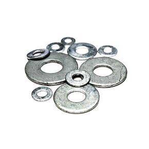 3/8" SAE Flat Washers - Hot Dip Galvanized (100pcs)
