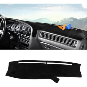 Autorder Dashboard Cover Mat for Toyota Supra 1986 1987 1988 1989 1990 1991 Accessories Dash Cover Upgrade Velvet Dash Mat Sunshade Glare UV Rays Protector