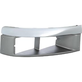 KUAFU Chrome Painted Headlight Bezel Compatible with 2004-2009 Chevy Kodiak/GMC Topkick C4500 C5500 Headlamp Bezel Left Replacement for 15036037