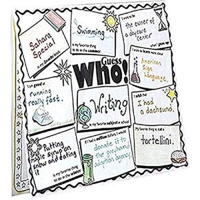 Really Good Stuff Ready-to-Decorate Guess Who's Who! - 24 Activity Mats