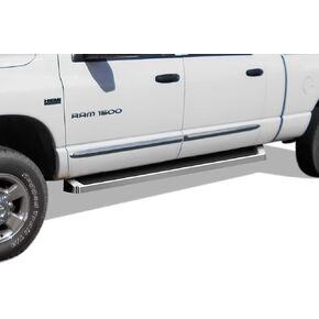 APS Running Boards (Nerf Bars Side Steps Step Bars) Compatible with Dodge Ram 1500 2006-2008 Mega Cab & Ram 2500 3500 2006-2009 (Black Powder Coated 5 inches)