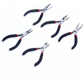 DOITOOL Foregripper Mini Pliers Mini Jewelry Plier Wire Repair Tool Jewelry Pliers Multipurpose Electric Wire Jewelry Plier Wire Cutter