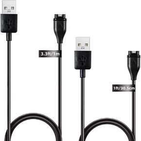 شاحن COSOOS 2-Pack USB C لشاحن ساعة سامسونج، Galaxy Watch6/6 Classic/ 5/5 Pro/4/4 Classic/3/Active 2/1، بطول 1 متر و30 سم كابلات شحن لاسلكية بديلة من النوع C لساعة Galaxy Watch in Kuwait