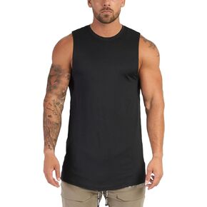 Men’s Workout Tank Top Sleeveless T Shirts Gym Muscle Quick Dry Athletic Tops Summer Beach Casual Basic Size M to 3XL