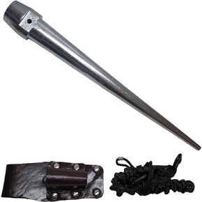 Upgraded Broad Head Bull Pin Alignment Punches，Cone 1-1/4" to 5/16"，13.75" Long，Heat Treated AISI 4135 Alloy Steel，12.9 level high strength