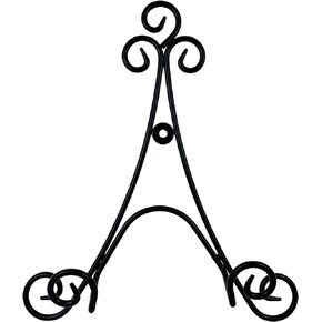National Artcraft® Black Finish 10-5/8"H Wall Display Hanger - Perfect for Collectible Plates and Plaques (Pkg/1)