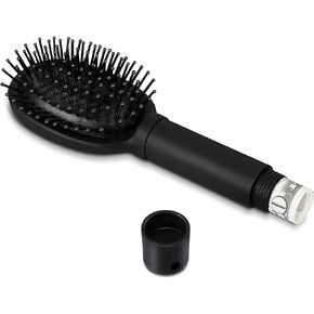 Diversion Safe Hair Brush, Store Money, Cash, Key, Jewelry Safe Hidden Hair Brush Cash Holder Container for Travel or Home Security Gift (Black)