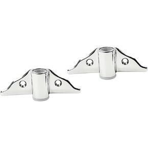 MARINE CITY 316 Grade Stainless Steel Polished Finish Shank Angle Side Mount Sturdy and Durable Rowlock Oarlock Socket (1/2 Inches) for Boats, Yachts – Marines – Ships – RVs (Pack of 2)