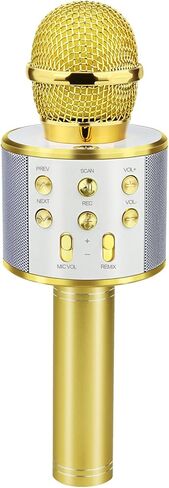 Touber Gifts for 3-15 Year Old Girls, Wireless Karaoke Microphone Bluetooth for Birthday Gifts for 4-12 Year Old Girls Boys for Girls Age 4-12 Christmas Xmas Stocking in Saudi Arabia