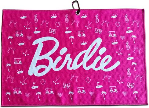 منشفة بيردي جولف - منشفة جولف من الألياف الدقيقة المضحكة، منشفة فاخرة لحقائب الجولف مع حامل مشبك، ملحقات جولف مثالية للرجال والنساء - ملحقات حقيبة الجولف - تجربة لعب الجولف | فكرة هدية عظيمة in Kuwait