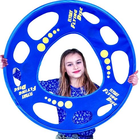 Giant Flying Disc Soft, Foldable & Floats in Air - Encourage Outdoor Play & Family Fun - Great for Kids, Parent-Child Interaction, and School Activities (27 Inch) in Saudi Arabia