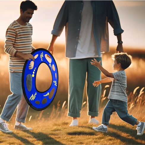 Giant Flying Disc Soft, Foldable & Floats in Air - Encourage Outdoor Play & Family Fun - Great for Kids, Parent-Child Interaction, and School Activities (27 Inch) in Saudi Arabia