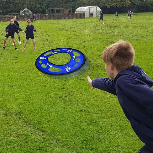 Giant Flying Disc Soft, Foldable & Floats in Air - Encourage Outdoor Play & Family Fun - Great for Kids, Parent-Child Interaction, and School Activities (27 Inch) in Saudi Arabia