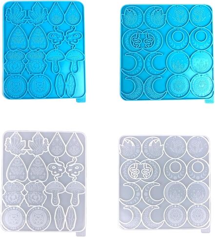 Jewelry Resin Casting Molds,Water Drop Earrings Resin Molds Silicone Jewelry Earring Molds Epoxy Resin Molds for Jewelry Making in Kuwait