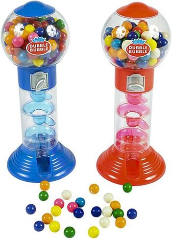 The Dreidel Company Spiral Fun Gumball Bank 10.5" Inches Tall, Assorted (Single) in Saudi Arabia