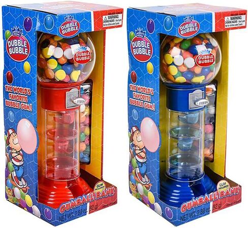 The Dreidel Company Spiral Fun Gumball Bank 10.5" Inches Tall, Assorted (Single) in Saudi Arabia