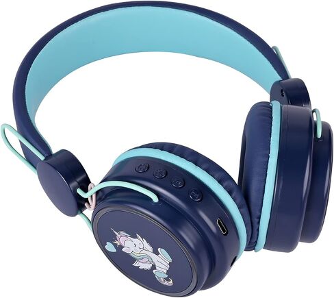 Kids Headphones Unicorn, Color Changing LED Light Wireless Bluetooth Headphones for Kids Girls Boys School, Anime Over-Ear Bluetooth Headphones with Microphone for Tablet/ipad/Travel (Pink) in Saudi Arabia