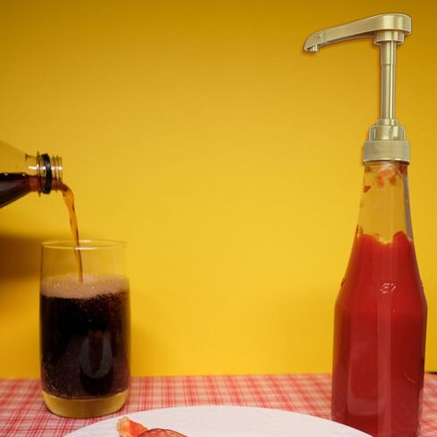 6 قطع من موزع مضخات الشراب، يناسب زجاجات شراب القهوة سعة 25.4 أونصة/750 مل - شراب التوزيع دون عناء، موزع مضخة الشراب للمشروبات والقهوة (ذهبي) in Kuwait