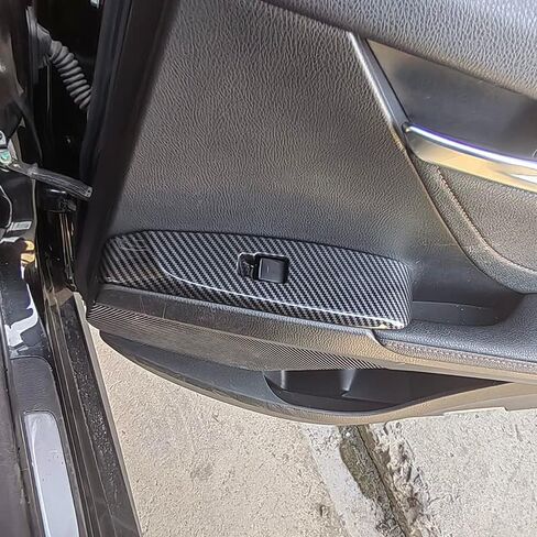 غطاء لوحة تبديل نافذة الباب الداخلي من Kolya، زر التحكم في النافذة، لملحقات Toyota Camry 8th 9th Gen 2018 2019 2020 2021 2022 2023 2024 2025 (لمحرك اليد اليسرى) in Kuwait