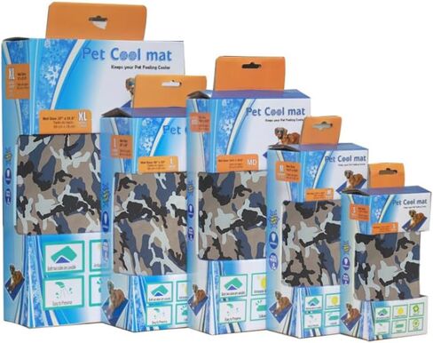 Dog/Cat Cooling Mat, Large Size, Pressure Activated Cooling Mat for Dogs/Cats, No Water, Electricity or Refrigeration Needed, Non-Toxic Dog Cooling Pad, Ideal for Home and Travel in Saudi Arabia