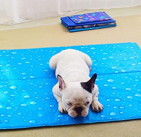 Dog/Cat Cooling Mat, Large Size, Pressure Activated Cooling Mat for Dogs/Cats, No Water, Electricity or Refrigeration Needed, Non-Toxic Dog Cooling Pad, Ideal for Home and Travel in Saudi Arabia