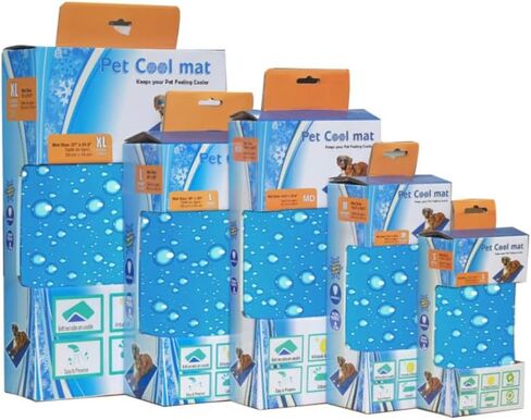 Dog/Cat Cooling Mat, Large Size, Pressure Activated Cooling Mat for Dogs/Cats, No Water, Electricity or Refrigeration Needed, Non-Toxic Dog Cooling Pad, Ideal for Home and Travel in Saudi Arabia