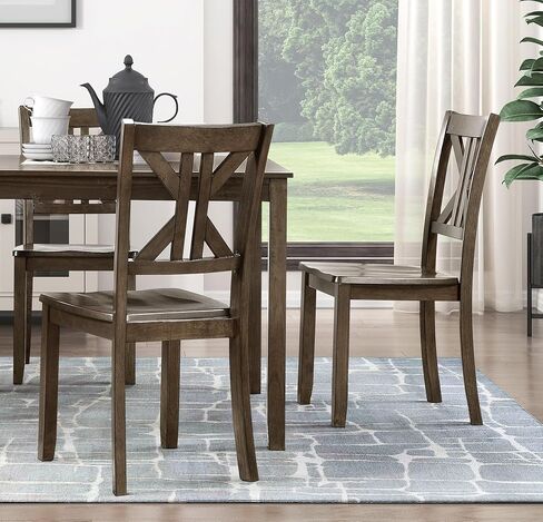 Dining Table-and-Chair-Sets, Charcoal Brown in Kuwait