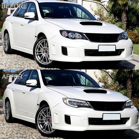 VLAND Headlights Assembly Fit for 2008-2014 Subaru WRX Impreza W/Dynamic Start-up DRL, LED Front light with Sequential Turn Signal, Plug-n-Play Headlamp Reflectors, Amber in Saudi Arabia