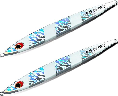 أدوات صيد الأسماك في المياه المالحة، 7.1 أونصة (200 جم) أدوات دوارة حقيقية ذات سرعة سريعة وملعقة لصيد الأسماك البحرية للتونة والسلمون وسمك أبو شراع وسمك النهاش وسمك الكنعد in Kuwait