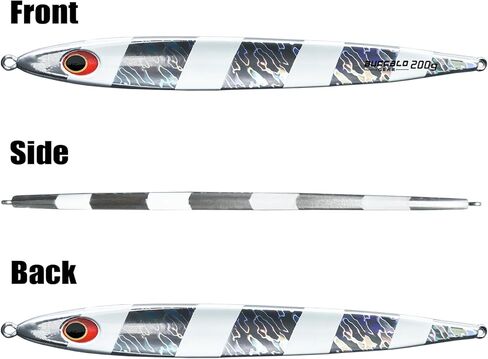 أدوات صيد الأسماك في المياه المالحة، 7.1 أونصة (200 جم) أدوات دوارة حقيقية ذات سرعة سريعة وملعقة لصيد الأسماك البحرية للتونة والسلمون وسمك أبو شراع وسمك النهاش وسمك الكنعد in Kuwait