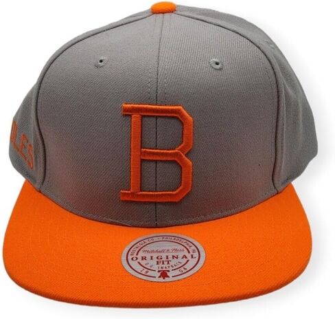 Mitchell & Ness Baltimore Orioles Cooperstown Away Snapback Hat Cap - Gray in Saudi Arabia