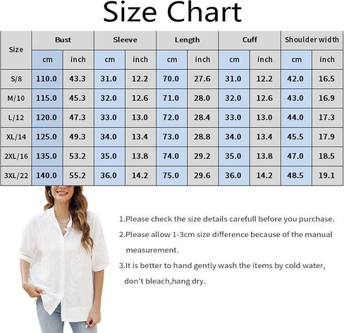 Summer Women’s Floral Emboridered Button Down Blouses Boho Cotton Short Sleeve Button Up Shirts for Women Casual Loose Tops in Saudi Arabia