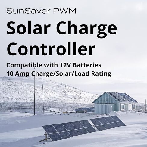 Morningstar SunSaver 10A PWM Solar Charge Controller 12V Battery LVD | Solar Controller | Solar Electric Fence Charger | Charge Controller | Solar Panel Controller | Lowest Fail Rate in Saudi Arabia