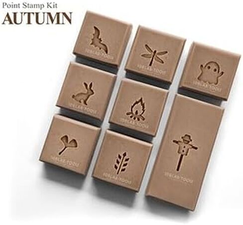Tools Handmade Soap Point Stamp a Set of 8 or 9 Designs 6 Concept Options (Autumn) in Saudi Arabia