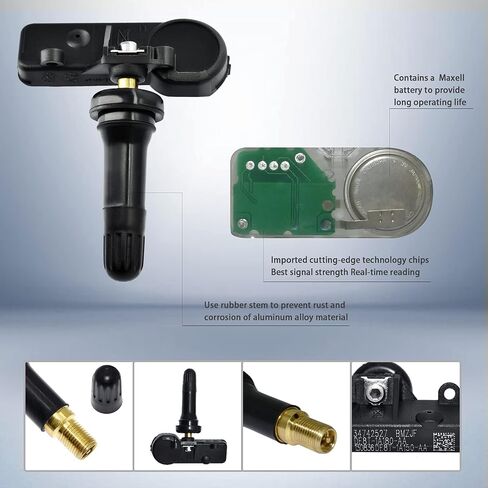 مستشعر TPMS 315 ميجا هرتز DE8T-1A180-AA 9L3Z-1A189-A 9L3T-1A180-AE مستشعر نظام مراقبة ضغط الإطارات متوافق مع Ford Explorer Lincoln Mercury in Saudi Arabia