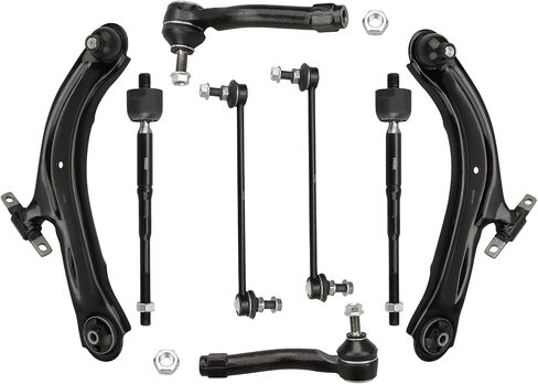 BRTEC Front Lower Control Arm Kits for 2007 2008 2009 2010 2011 2012 Nissan Sentra Inner Outer Tie Rods Sway Bars in Saudi Arabia