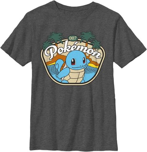 Pokemon Kids Aquatic Squirtle Boys Short Sleeve Tee Shirt in Saudi Arabia