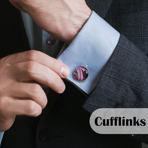 Ties for Men Set, Fashion Mens Ties and Pocket Square Sets with Cufflinks for Wedding Business in Saudi Arabia