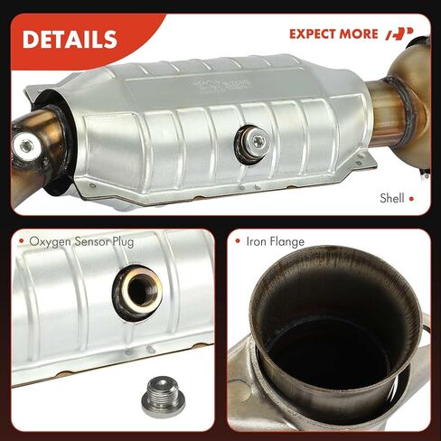 طقم المحول الحفاز الأيسر A-Premium متوافق مباشرة مع Ford F-150 F150 1997-2003، F-150 Heritage 2004، 4.2L، RWD، متوافق مع EPA in Kuwait